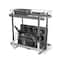 Household Essentials Glidez Chrome-Plated Steel 2-Tier Dual-Sliding Storage Organizer